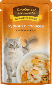 Домашние обеды: курица с лососем в нежном желе